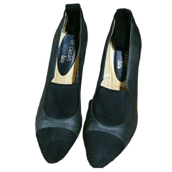 Te Casan Shoes - Te casan black heel size 9